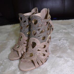 Jessica Simpson Sparkled Dress Shoes/ Size 7